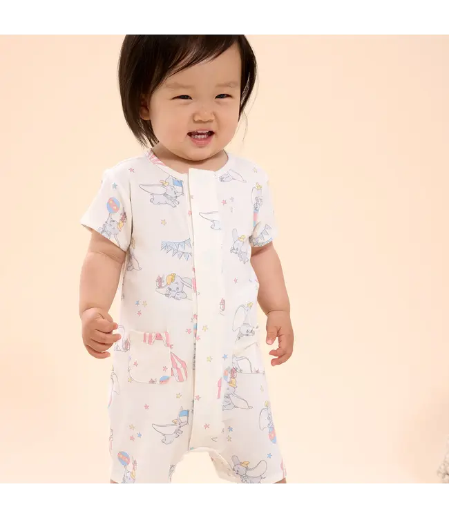 Magnetic Me Dumbo Circus S/S Short Romper