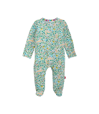 Magnetic Me Bunny Garden Modal Footie