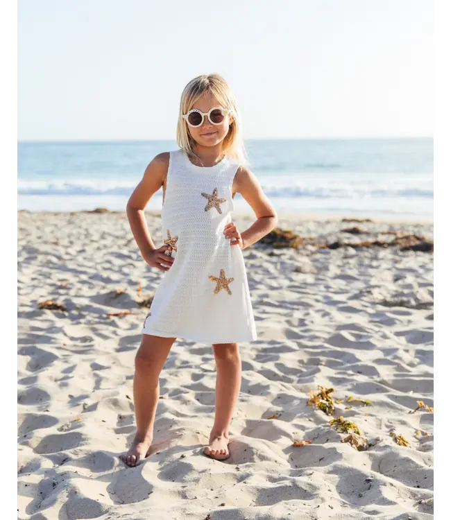 Feather 4 Arrow White Island Escape Dress