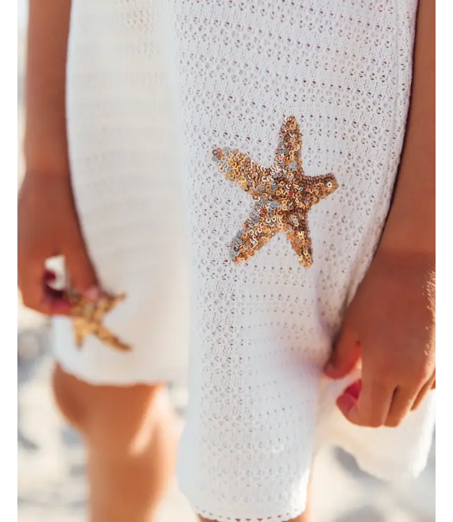 Feather 4 Arrow White Island Escape Dress