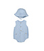 Mayoral Sky Bodysuit with Hat