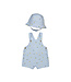 Mayoral Blue Overalls with Hat
