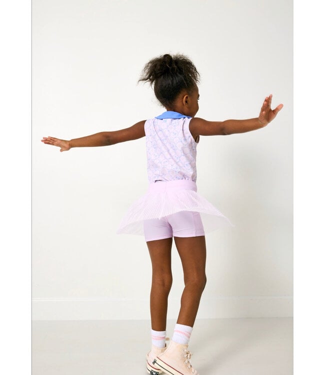 courtside kids Lavender Pleated Skort