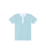 courtside kids Palm Green Baseline Stripe Blade Shirt