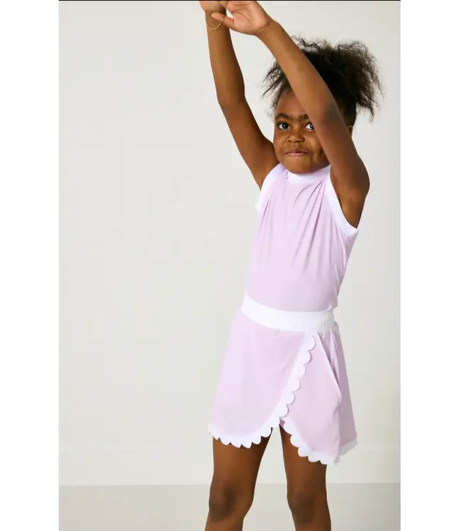 courtside kids Lavender Muscle Tank