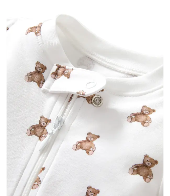 Petite Plume Teddy Tales Pima Romper