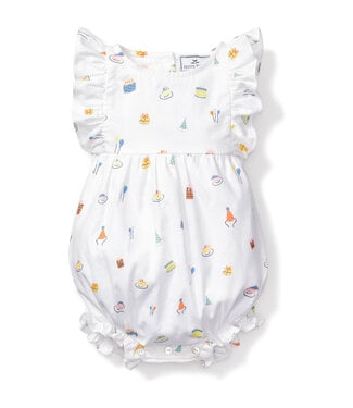 Petite Plume Birthday Wishes Ruffled Romper