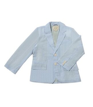Me & Henry Blue Stripe Seersucker Jacket