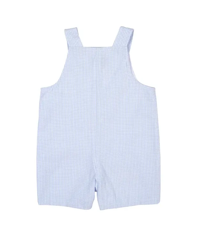 Florence Eiseman Check Seersucker Shortall w/Golf Cart