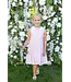 Linen Look Dress with Flowers