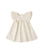 Quincy Mae Natural Bunnies Flutter Dress