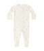 Ivory Chicks L/S Zip Footie