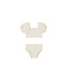 Quincy Mae Ivory Petit Fleur Zippy 2 Pc. Swimsuit