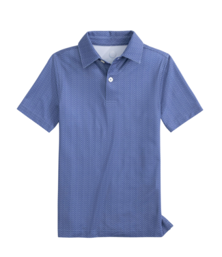Southern Tide Nautical Blue Raise the Par Performance Polo