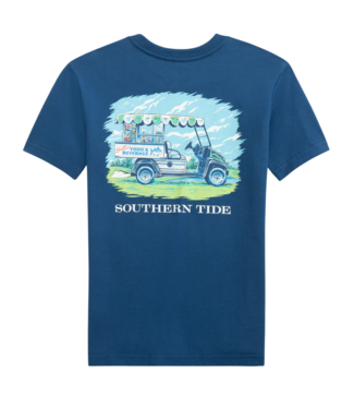Southern Tide Nautical Blue Skipjack Food & Beverage Cart Tee