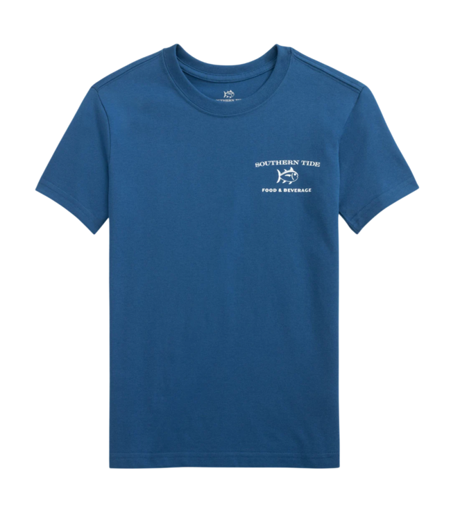 Southern Tide Nautical Blue Skipjack Food & Beverage Cart Tee