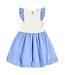 Tofu/Nectar/Shell Blue Spring Frill Bubble Dress