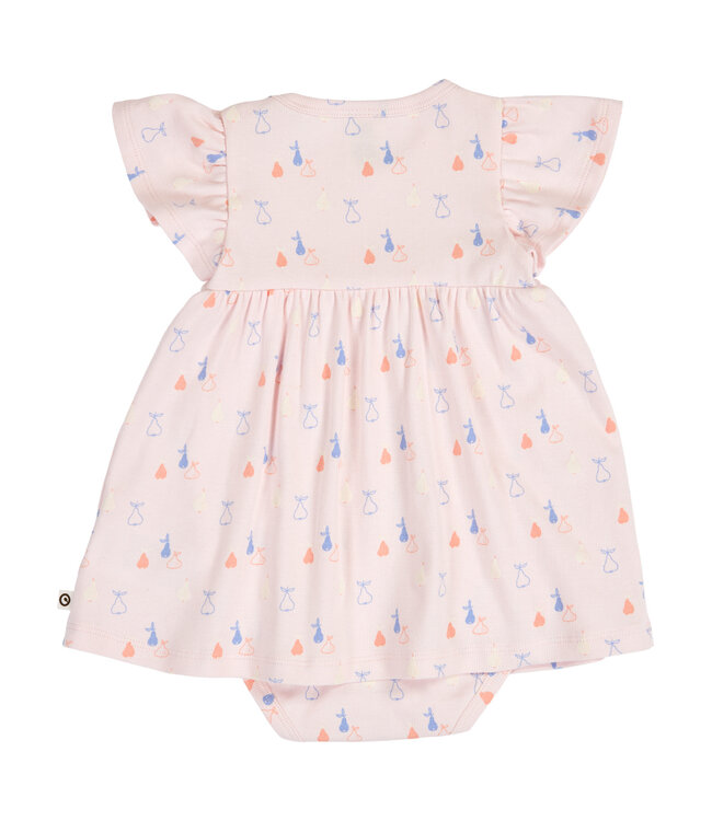 Primrose/Shell Blue Picnic Frill S/S Body Dress