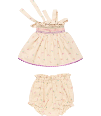 Early Sunday Butterfly Didi Smocked Top & Bloomer