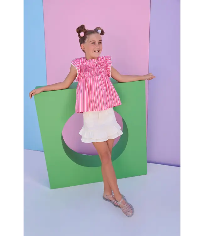 Bisby Saltwater Taffy Stripe Chloe Top