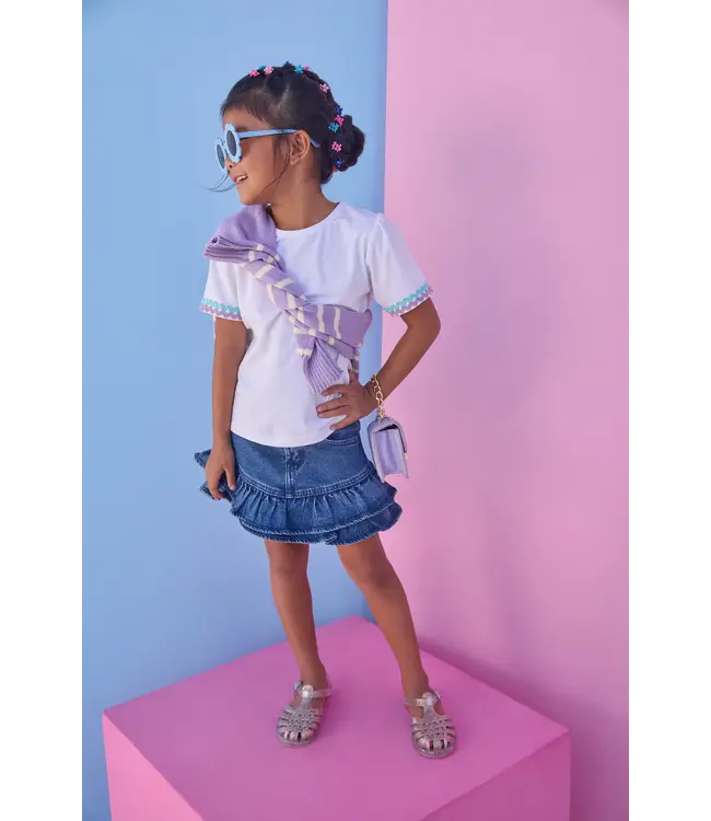 Denim Mini Skirt