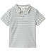 Me & Henry Chambray Stripe Terry Polo