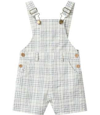 Me & Henry Chambray/Cream Woven Overalls