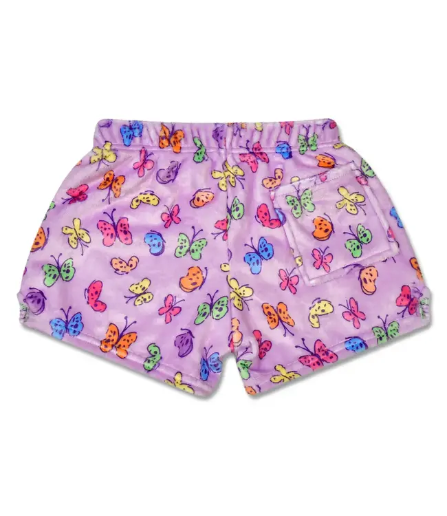 Iscream Bright Butterflies Plush Shorts