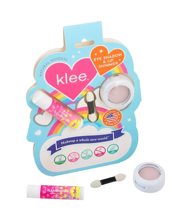 Klee Primrose Shimmer Eye Shadow & Lip Shimmer Set