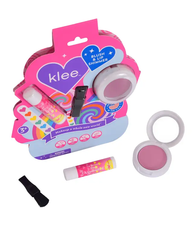 Rainbow Glitz Pinwheel Blush & Lip Shimmer Set