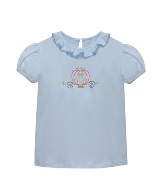 Remember Nguyen Blue Emma Blouse-Princess Carriage