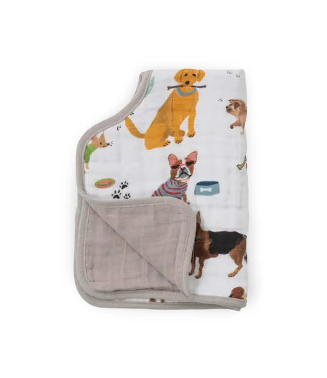 Little Unicorn Cotton Muslin Burp Cloth Woof