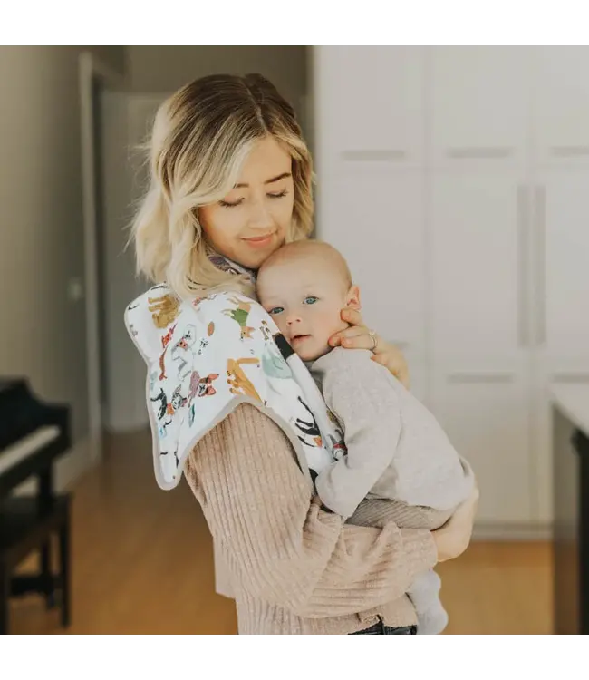 Little Unicorn Cotton Muslin Burp Cloth Woof