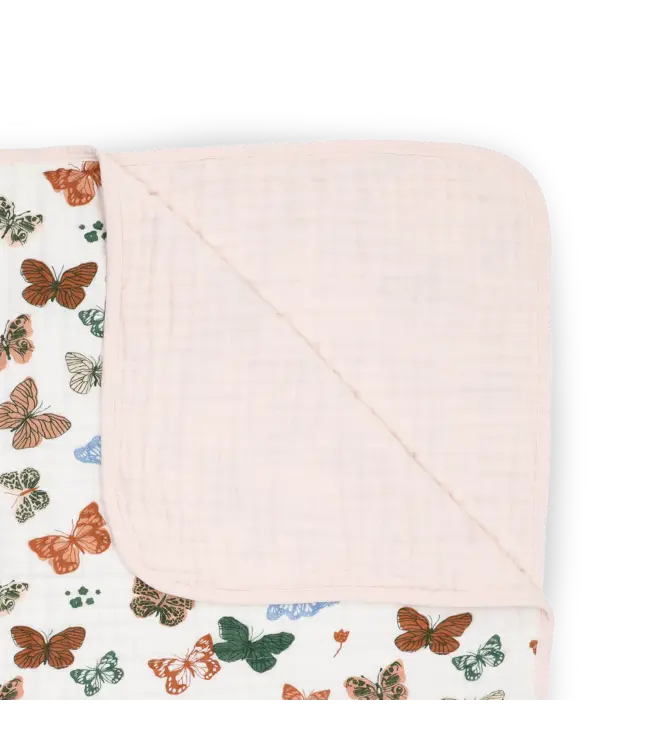 Original Cotton Muslin Quilt - Butterflies