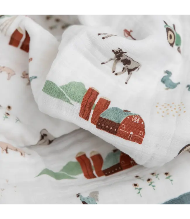 Little Unicorn Cotton Muslin Baby Quilt