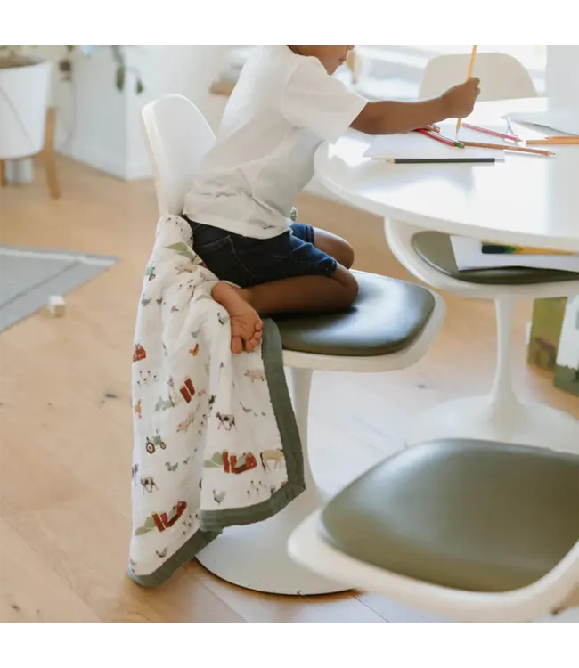 Little Unicorn Cotton Muslin Baby Quilt