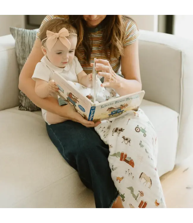 Little Unicorn Cotton Muslin Baby Quilt