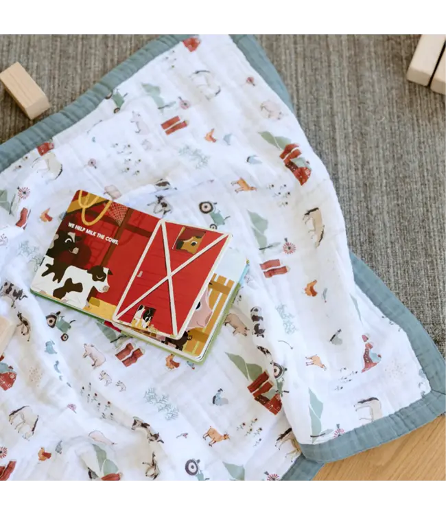 Little Unicorn Cotton Muslin Baby Quilt