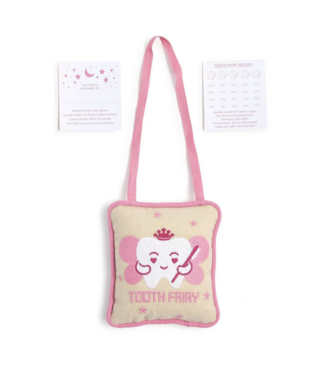 cupcakes & cartwheels Tooth Fairy Embroidered Pillow Door Hanger