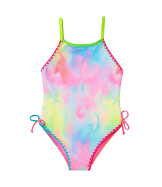 Limeapple Azura Marble Printed One Pc. Swimsuit