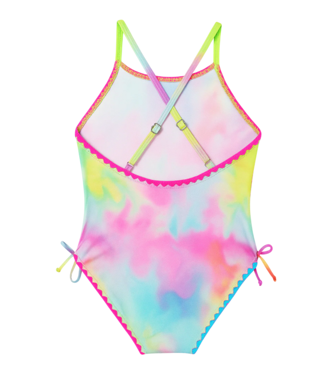 Limeapple Azura Marble Printed One Pc. Swimsuit