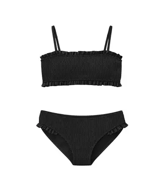 Limeapple Black June Crinkle Two Pc. Swimsuit