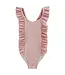Coral Stripe Seersucker Swimsuit