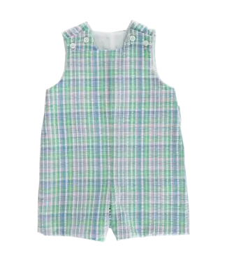 Bailey Boys Canterbury Seersucker John John Short with Tab