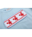 Lil Cactus Blue Gingham Crawfish Smocked Shirt & Short Set