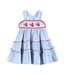 Lil Cactus Blue Gingham Crawfish Layered Sundress