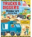 house of marbles Trucks and Diggers Sticker Art