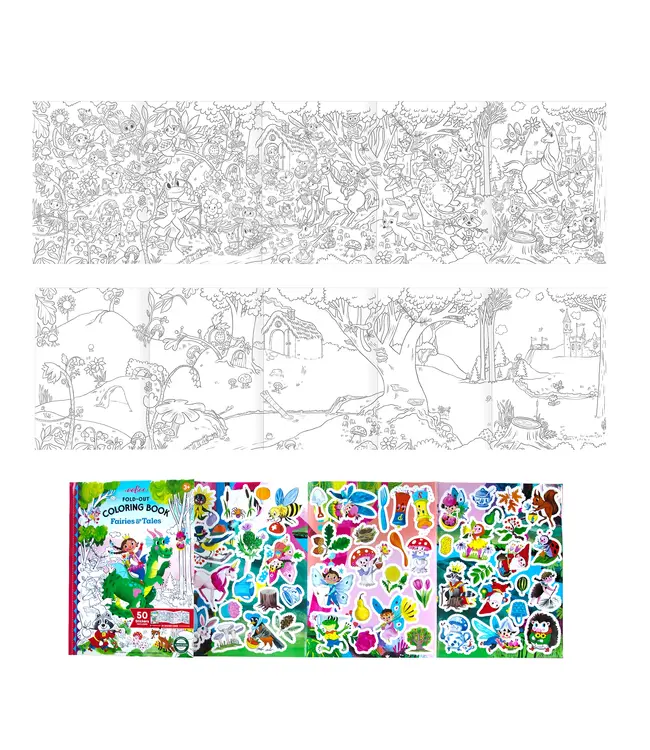 Fold Out Coloring Book