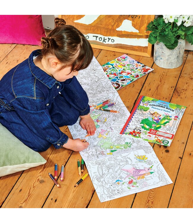 Fold Out Coloring Book