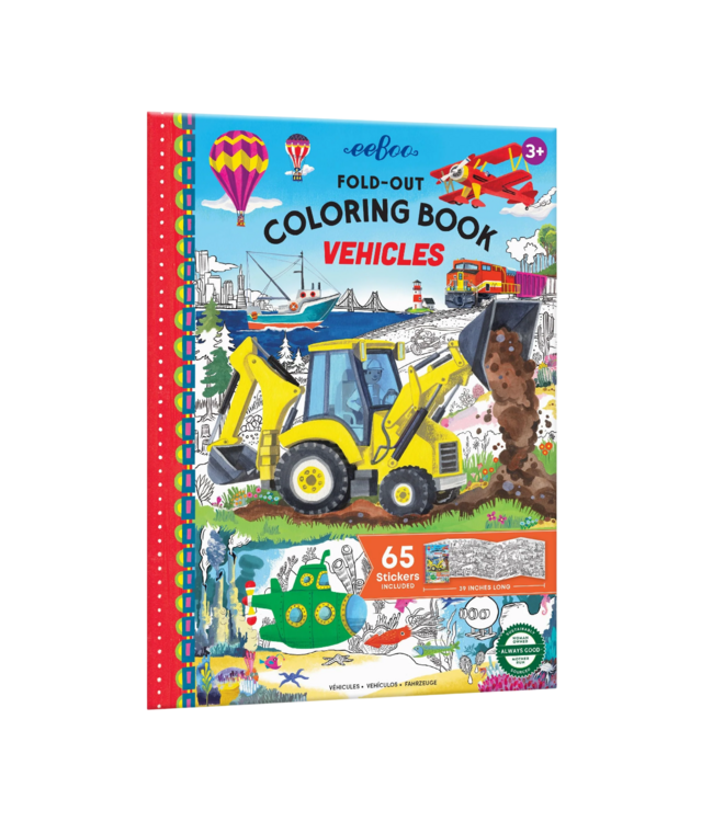 Fold Out Coloring Book